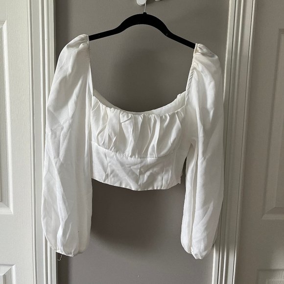 Princess Polly ARIAH LONG SLEEVE TOP. Size US 6. - Picture 5 of 6